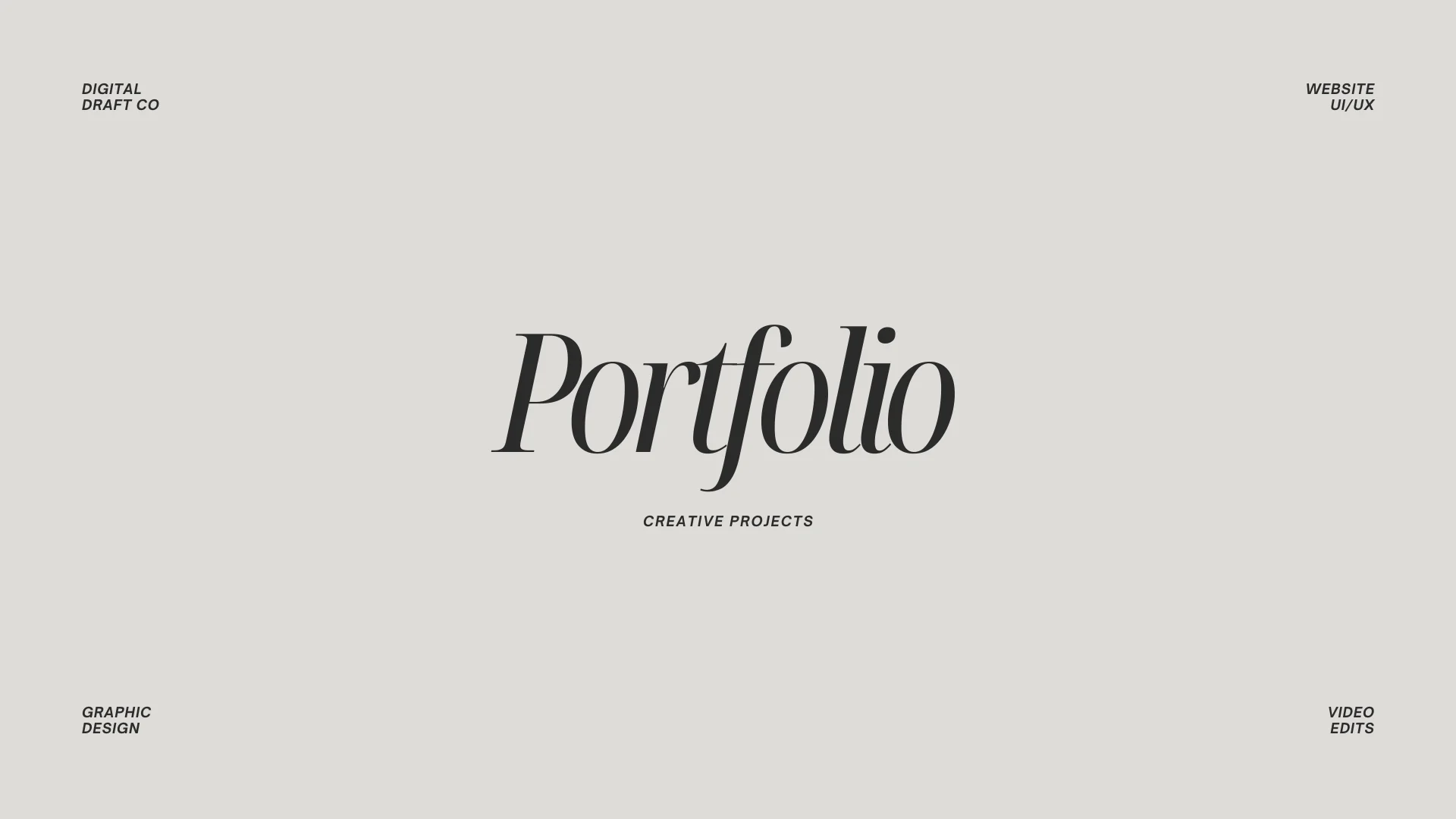 Creative Portfolio